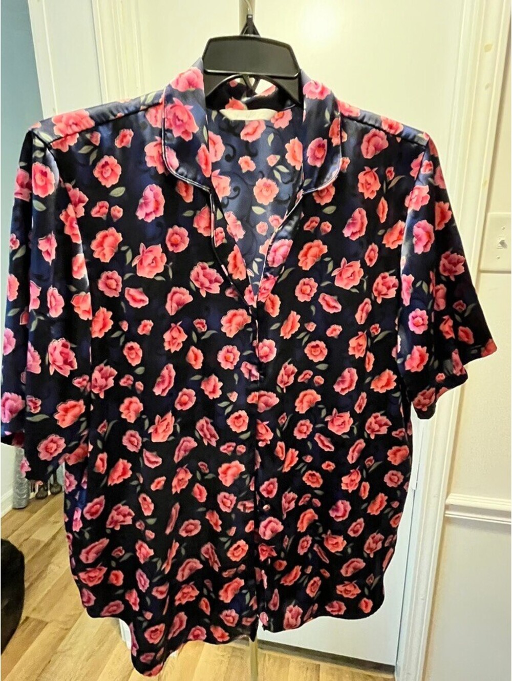 Secret Treasures silky short sleeve PJ set